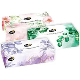 Серветки паперові Silken Natural мікс 2 шари 150 шт. 1 коробка