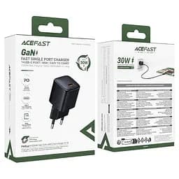 МЗП Acefast A118 PD30W GaN (1USB-C) Black - мініатюра 2