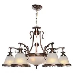 Люстра підвісна Brille класична для холу E27 60W Cop (BKL-343S/9)