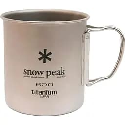Кружка Snow Peak MG-044R Titanium Single Wall Cup 600 мл