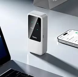 Портативний 4G-роутер Hoco HI42 Wi-Fi 6 8 годин автономної роботи SIM-карта - мініатюра 6