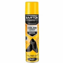 Краска для обуви из замши, нубука, велюра Barton Color Expert черная 300 мл