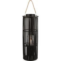 Свічник J-line з бамбука вуличний 80 см чорний (11048)