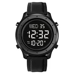 Чоловічий наручний годинник 1864LBKBK Black-Black Leather Skmei acs0030526