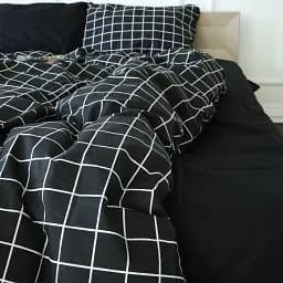 Простирадло MirSon Бязь 17-4814 Eshalan 220x240 см чорне (2200009018688)