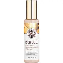 Тональний крем для обличчя Enough Rich Gold Double Wear Radiance Foundation Золото SPF50+ PA+++ відтінок 23, 100 мл