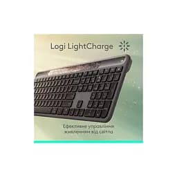 Клавіатура Logitech Slim Solar+ Bluetooth Graphite (920-013764) - мініатюра 3