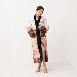 Кімоно жіноче з плюшевого велюру Kimono Aesthetic soul 18403 L - мініатюра 3