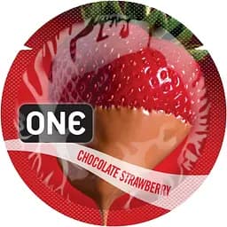 Презерватив One Flavor Waves Клубника в шоколаде 1 шт.
