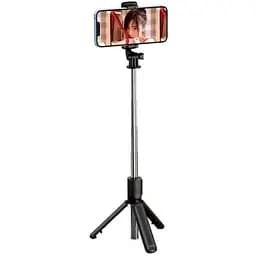 Монопод - штатив для селфи с пультом XO SS09 Multifunctional remote control selfie-stick черный