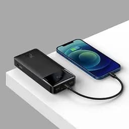 Акумулятор зовнішній Повербанк Baseus Bipow 20000 mAh 22.5W powerbank PPXD20 чорний - мініатюра 5