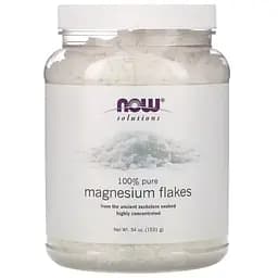 Магнієві пластівці Now Foods Solutions 100% чистоти 1531 г