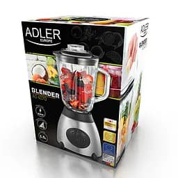 Блендер стаціонарний Adler AD 4070 потужність 600W, об'єм чаші 1,5 літра, 5 швидкостей - мініатюра 6