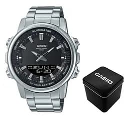 Чоловічий годинник Casio AMW-880D-1A Сріблястий ( AT1141-0221 )