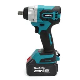 Набір електроінструментів Makita 4 в 1 Шуруповерт Гайковерт Перфоратор Болгарка два акумулятори в кейсі 36Вт Синій з чорним - мініатюра 6