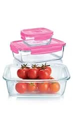 Набор контейнеров с сумкой стекло Luminarc Pure Box Active 3 шт (P9972)