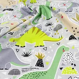 Дитяча постільна білизна Cosas DINO WORLD 110х140см (DinoWorld_52Grey_140) - мініатюра 9