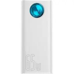 Зовнішній акумулятор (Power Bank) Baseus Amblight Quick Charge 65W 30000 mAh White (PPLG-A02)