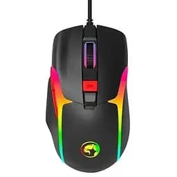 Компьютерная мышь Marvo M360 игровая оптическая проводная 1200-12000 DPI 7 кнопок 1.5 м черная