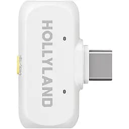 Мікрофонна радіосистема Hollyland LARK A1 Combo 2TX + RX/Lightning + RX/USB-C Ivory White [164070] - мініатюра 5
