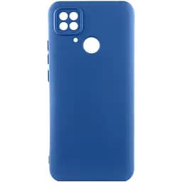 Чохол TPU Getman Liquid Silk Full Camera для Xiaomi Redmi 10C Синій / Navy Blue