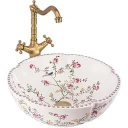 Умивальник Rea Felicia накладний REA-U7504, Цветной