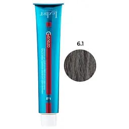 Профессиональная стойкая аммиачная крем-краска для волос Le Cher Geneza 6.1 с протеинами шелка 100 мл