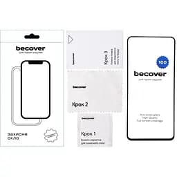 Захисне скло BeCover для Tecno Spark 20 Pro (KJ6) 10D Black (711819) - мініатюра 2