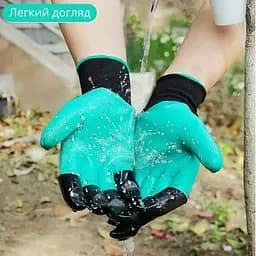 Рукавички садові Garden Genie з пазурами для роботи із землею та садово-городніх робіт - мініатюра 4