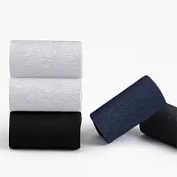 Набор носков высокие однотонные классические бесшовные, дышащие качественные ORGANIC cotton носки JILL ANTONY 5, 39-41, Микс