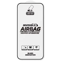 Захисне 3D скло Blueo Invisible Airbag Anti-broken для Apple iPhone 15 Pro Max (6.7) Чорний - мініатюра 2