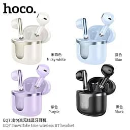 Навушники Hoco EQ7 TWS headset | BT5.3, 40/300mAh, 7h | blue - мініатюра 3