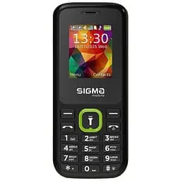 Мобільний телефон Sigma X-style 171 MINI Track Black-Green (4827798813720) - мініатюра 2