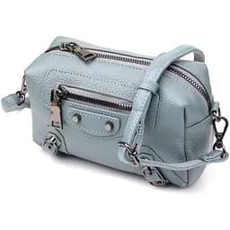 Женская сумка Vintage из натуральной кожи с современным декором 17х11х8 см sum0027634