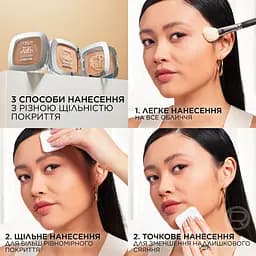 Компактна пудра для обличчя L'Oreal Paris True Match Super-Blendable Perfecting Powder Hyaluronic Acid відтінок 2N 9 г - мініатюра 6