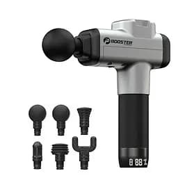 Перкусійний масажер тригерних точок Booster М2-А Масажний пістолет (6 насадок + кейс)