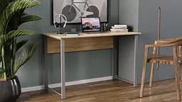 Компьютерный стол Ferrum-decor Курт 75x140x70 серый ДСП Дуб Сонома 16мм (FRD-101878)