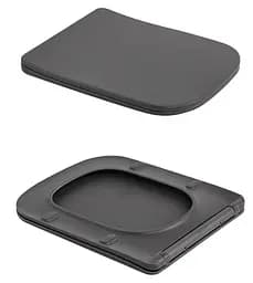 Унітаз підвісний Qtap Tern Ultra Quiet, з сидінням Slim Duroplast/ Soft-close/ Quick relase QT17332303ASAN - мініатюра 7