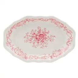 Тарілка Elisey Рожевий візерунок 24 см (9198-001) 1 шт