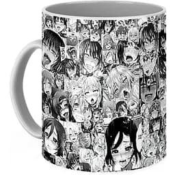 Кружка GeekLand Ахегао Ahegao anime А 02.01 330 мл белая