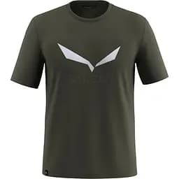Футболка Salewa Solidlogo Dri-Release L Темно-оливковый