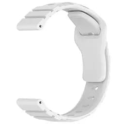 Силіконовий ремінець Defense для Smart Watch 20mm White - мініатюра 3