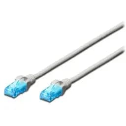 Патч-корд Digitus 2м, UTP, cat.5e, AWG 26/7, CCA, PVC, grey (DK-1512-020)