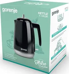 Gorenje Електрочайник 1.7л, Strix контроль, чорний - мініатюра 6