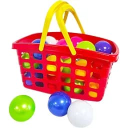 Іграшковий кошик для супермаркету з кульками