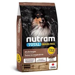Сухий корм холістик Nutram Total GF Turkey, Chiken & Duck 11.4 кг курка, качка для собак усіх порід