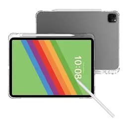 Чохол-накладка DK для Apple iPad Pro 11" M4 2024 Silicone Corner Air Bag Слот під Стілус clear - мініатюра 3