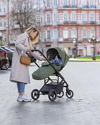 Дитяча прогулянкова коляска книжка для дітей до 3 років до 22 кг Alfa Carrello Sea Green - мініатюра 6