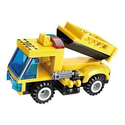 Детский Конструктор Qman 1408-1-8 транспорт, 76 дет Semi Trailer