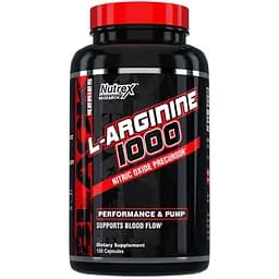 Аминокислота Nutrex Research L-Arginine 1000 120 капсул